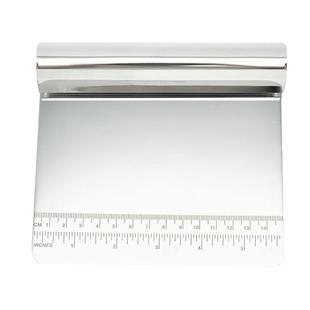 Stainless steel noodle cutter with scale flour cutting dough cutter flour rice rolls scraper nougat cutting baking tools