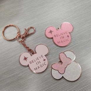 Metal cartoon character key chain production enterprise LOGO school memorial gift pendant processing