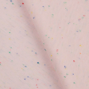 Fashionable Brand Ice-Like Colorful Dot Plain Fabric 175-180 Spring and Summer Cotton Polyester Knitted Short-Sleeved Bottoming Shirt Top Fabric