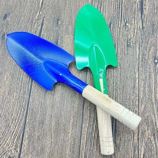 Wooden handle small flower shovel flower shovel potted garden shovel small shovel household small shovel color gardening one yuan wholesale