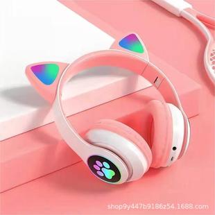 Трансграничный новый кошачий ухо гарнитура bluetooth гарнитура спортивная игра bluetooth наушники завод оптом