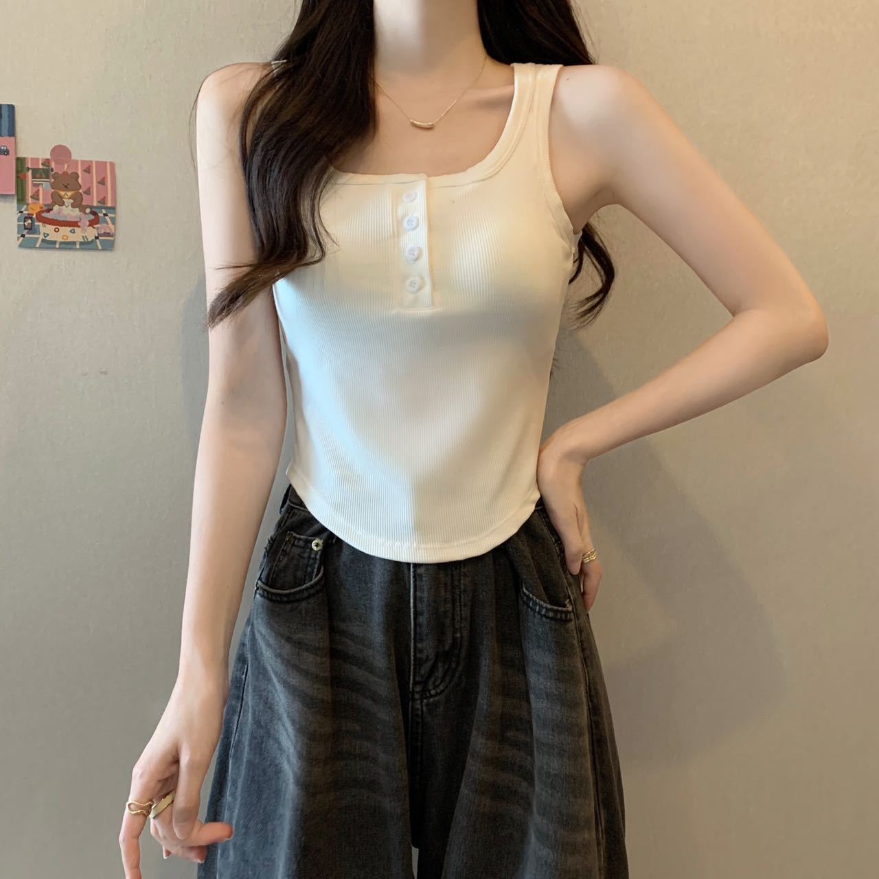 버튼 조끼 속옷 여성 벨트 가슴 패드 고정 컵 반대로 빛 외부 착용 내부 통기성 아름다운 뒤 슬링 튜브 상단 포장 가슴