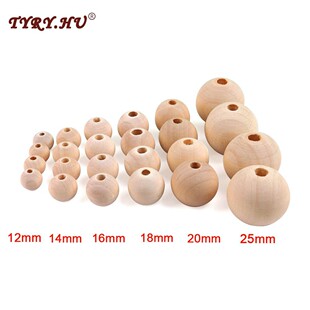 Handmade diy jewelry busy board accessories 6-40mm original wood color Superba wood beads wood beads Wood round beads wholesale