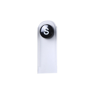 Clothing size buckle letter split code change code removable washing accessories round two-joint buckle manufacturer printed LOGO