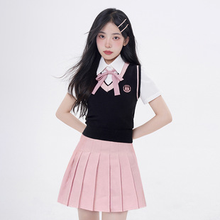 Jiangnan Road Korean Drama Academy Style suit jk Uniform Suit Spring and Summer School Feeling Coat Two-Button Suit 2025 New