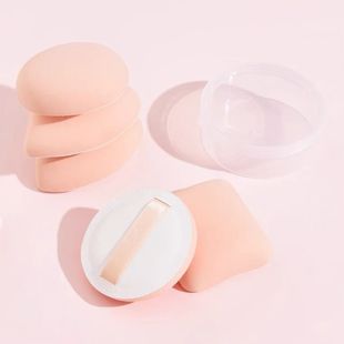 Сахарная вата на воздушной подушке Powder Puff Powder Cake слоеная основа жидкая губка для макияжа пудра круглая прямоугольная Треугольная Красота яйцо