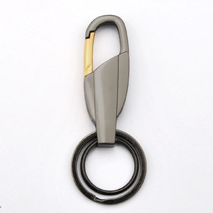 Creative men's keychain personality car waist hanging metal key chain ring pendant female pendant anti-lost manufacturers wholesale