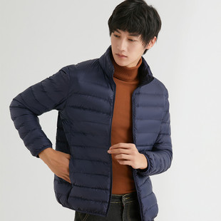 2023 new autumn and winter lightweight down jacket men's short down jacket stand collar casual sports warm jacket fashion