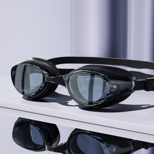 Factory direct swimming goggles adult men and women HD waterproof anti-fog swimming glasses professional fashion swimming cap suit wholesale