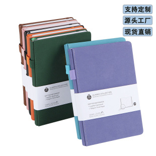 A5 Notebook Amazon cross-border dot printing with page number bandage notepad business office thick notebook in stock wholesale
