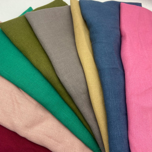 Linen Sticky Pattern Fabric Clothing Fabric Women's Hanfu Dress Shirt Rayon Manufacturer Direct Sale