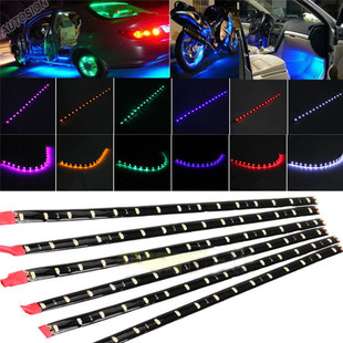 Автомобильная светодиодная лампа патч лента 12V 15SMD3528 1210 гибкая мягкая лента 30CM-15SMD