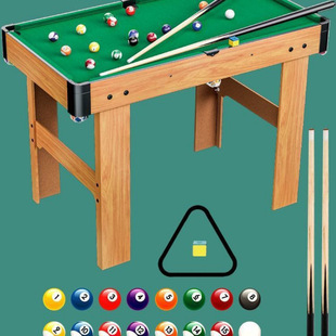 Folding Wooden Pool Table Household Large Children's Standard American Style Adult Snooker Table