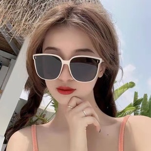 Trendy Sunglasses Men's Trendy Internet Popular 2024 New Trendy Sunglasses Men's Outdoor Driving Anti-UV Ins Sunglasses Women