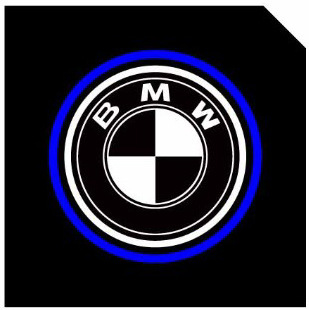 Подходит для не выцветающей приветственной лампы BMW HD 3 серии 5 серии 7 серии 1 серии X5X6 дверная проекционная лампа с модифицированной атмосферой