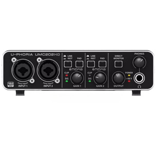 Helinger Behringer UMC202HD 2 в 2 из usb звуковой карты в прямом эфире аудио интерфейс