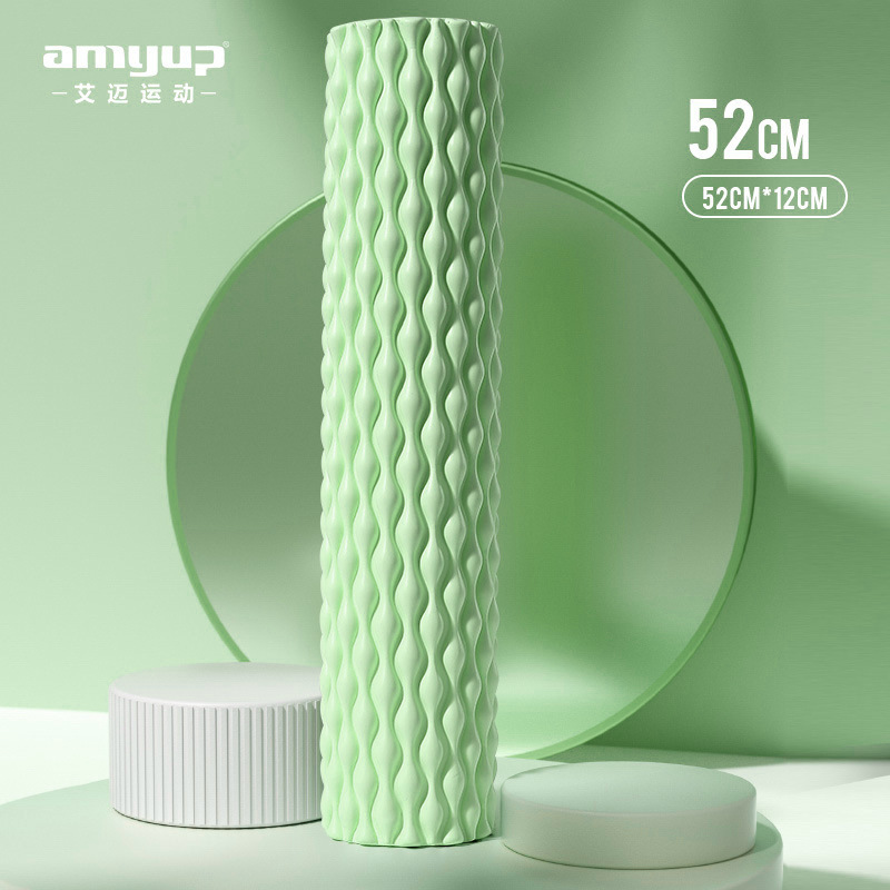 Waterdrop pattern foam roller yoga column for home fitness, hollow and solid, available in multiple specifications and colors, custom-made and wholesale supply