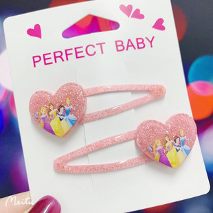 Sophie Minnie Mickey Princess Hairpin Hair Rope Rubber Tendon Hair Bundle Children Girl Jewelry Headdress Gift Set
