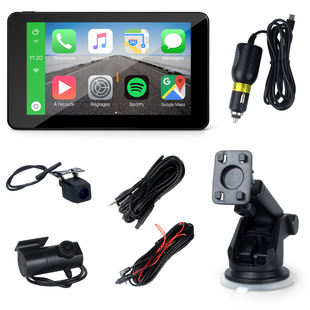 CarPlay wireless Bluetooth connection supports Android Apple mobile phone interconnection before and after dual recording recorder Navigator