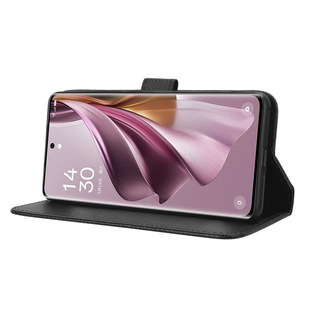 For Reno 10 Pro Phone Case Card OPPO Reno 10 5G Overseas Edition Flip Cover Leather Case Diamond Pattern