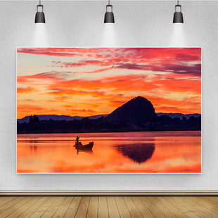 Natural scenery series photography background cloth wall decoration wish Amazon one piece can be sent 3D digital printing