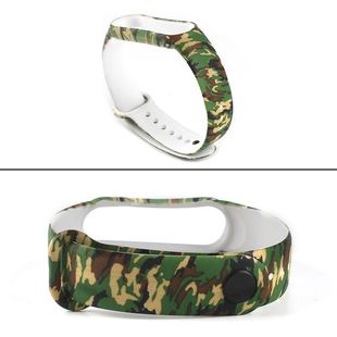 Подходит для ремешка Mi Band 34567 Mi Band 5/6/7 Камуфляжный ремешок Персонализированный сменный Браслет с принтом