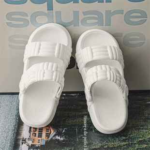 Slip-on Slippers Women's Summer Outer Wear 2023 New Style Indoor Home All-match Seaside Beach Sandals for Women