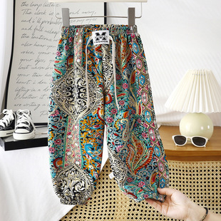 Children's Anti-mosquito Pants Summer New Korean Style Boys' and Girls' Shake-off Pants Loose Western Style Baby's Bloomers Children's Pants