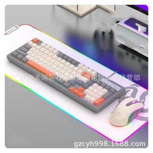 Viper KM800 Клавиатура Мышь Набор проводной USB-компьютер Ноутбук для девочек 98 ключей Клавиатура