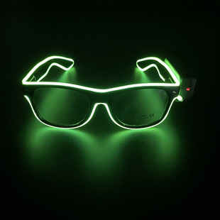 Cool LED luminous glasses nightclub performance luminous glasses cocktail party EL luminous glasses factory outlet