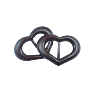 Spot men's and women's clothing coat windmill button adjustment button Japanese buckle love heart-shaped plastic waist buckle customized on demand