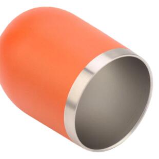 Factory supply 12oz double layer stainless steel vacuum insulation U cup vacuum egg cup vacuum red wine cup swig