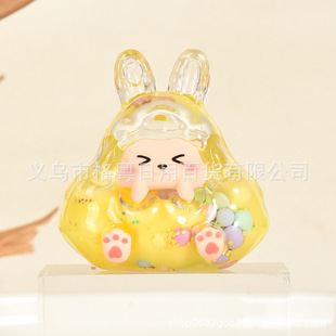 Super large three-dimensional quicksand KIKI shopping mall blind box hand desktop ornaments car ornaments diy jewelry accessories