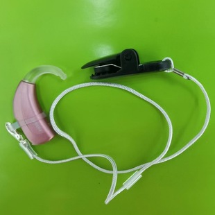 Anti-losing rope for ear-back hearing aid for the elderly ear-hanging hearing aid safety rope special protection fixing clip