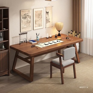 [1294 Collection] Chinese Studies Table Calligraphy Table Desk New Chinese Painting and Calligraphy Table Workbench Computer Desk Home