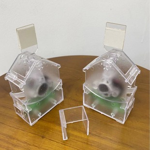 Battery Left and Right Swing Card Swing Card New Year Acrylic Couple Shake Head Doll POP Advertising Display Supplies