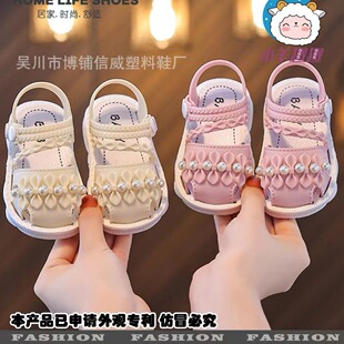 2024 new summer baby shoes princess shoes soft soled toddler shoes breathable baby girl sandals wholesale