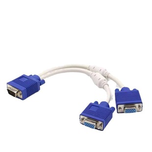 VGA one minute two line VGA monitor one minute two 3+6 VGA one male two female computer monitor HD line