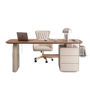 Cream Style Desk Minimalist Modern Study Corner Computer Desk French Style Light Luxury Home Writing Desk