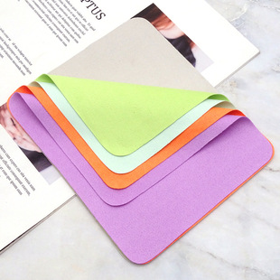 New color island silk factory glasses cloth four color suede glasses cloth Island silk myopia cloth