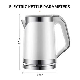 110V220V electric kettle, European and American regulations, electric kettle, double-layer anti-scald Electric Kettle