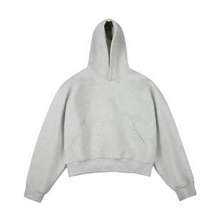 Короткий хлопковый композитный серебристый лис с капюшоном свитер CLEANFIT пара толстовка с капюшоном на заказ с вышивкой LOGO