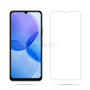 Подходит для Redmi 13R 5G HD закаленная пленка Redmi 13R 5G Erqiang трафаретная печать полностью клеевая пленка из закаленного стекла