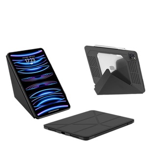 2024ipad pro13 "flat heat dissipation protective shell Y-fold AIR11/13" anti-bending AIR4/5 pen case