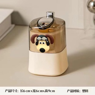 Creative Toothpick Box Automatic Pop-up High Color Value Household Personalized Commercial Cream Style New Portable Cartoon Toothpick Cartoon