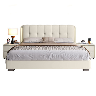 Soft bag bed tatami sponge bed top can be used to store double bed nappa leather bed 1.5m high box single bed
