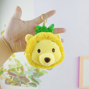 Милая трансформация медведь Sanrio Кошелек для монет кукла кулон гарнитура сумка для хранения брелок оптовая продажа