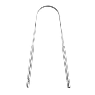Spot stainless steel tongue scraper 3 pack oral cleaning tools U-shaped rose gold tongue coating cleaner tongue scraping plate