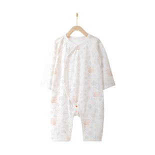 Anyang children's clothing baby summer jumpsuit thin ha clothes baby clothes pure cotton children's clothing baby long sleeve climbing suit