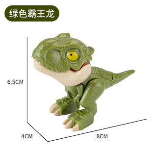 Cross-border finger-biting dinosaur toy set pterosaur trembles with the same southern dragon Tyrannosaurus rex wholesale Q version dinosaur cognition
